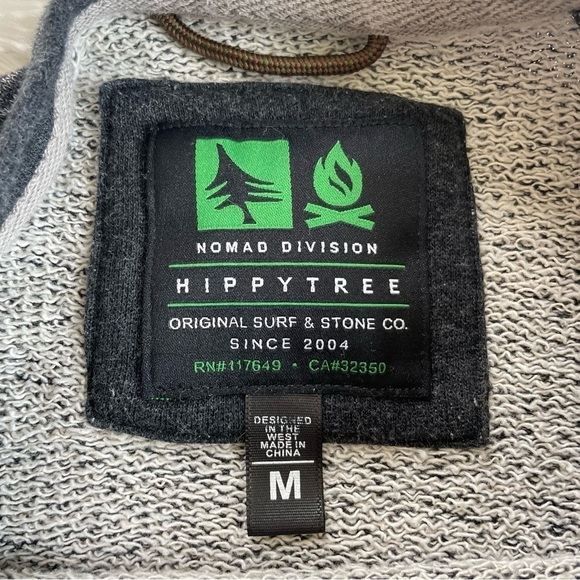 Hippy Tree Ballard Crew Sweatshirt in Grey/Black - Picture 5 of 11